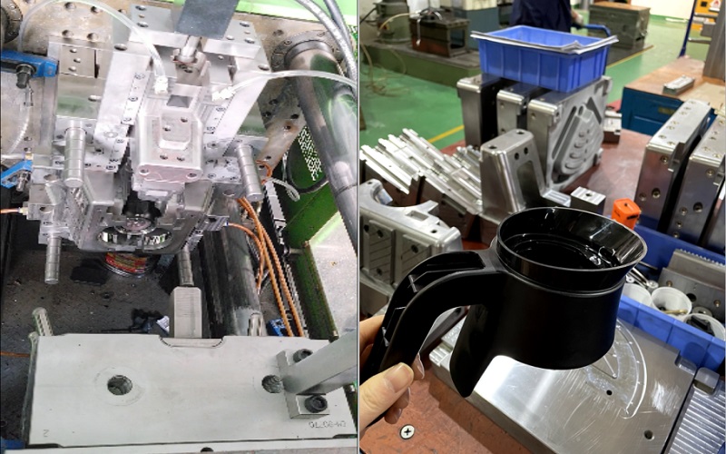 コーヒーポットのハンドル型T1テストは成功しました